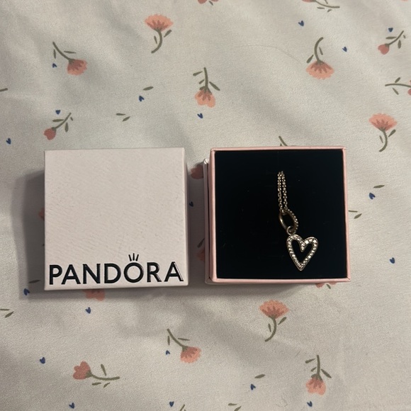 Pandora Silver Heart Necklace - Picture 2 of 5